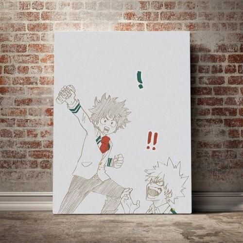 Stick Figure Home Decor Hd Prints My Hero Academia Anime Poster Pictures Wall Artwork Modular Canvas Painting For Living Room
