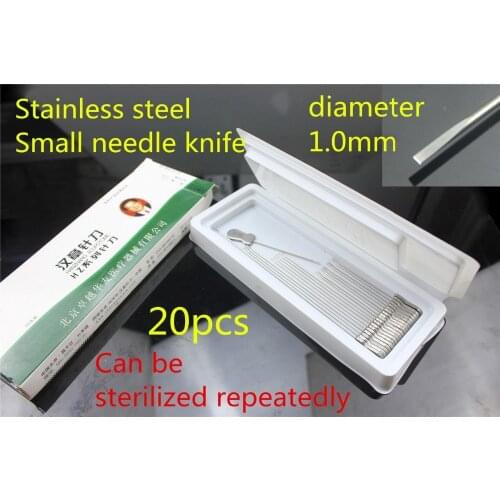 Chinese medical HanZhang Acupuncture Needle acupotome Knife small needle blade needle stainless steel sterilized repeatedly