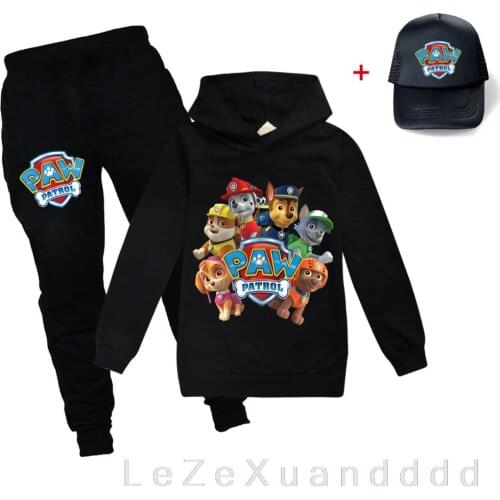 Paw Patrol Boy Baby Boy Suit Summer Short-sleeved T-shirt Shorts Female Baby Leisure Sports Two-piece Sports Suit