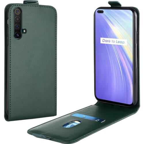 Flip Up and Down Leather Case for Realme X50t 5G Case RMX2144 RMX2081 RMX2085 Vertical Cover for X50t 5g Case Phone Bag