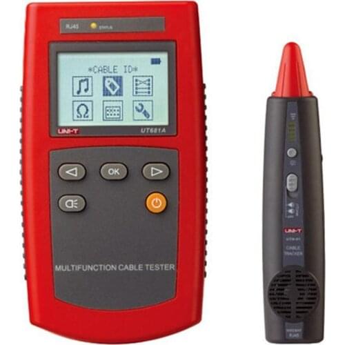 UNI-T UT681A Multi-Function Cable Finder Set Network Tester Cable Tester Hunt Instrument Check Line Device