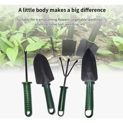 4Pcs Garden tool set Flower Planting Combination Shovel Tool Set Tool Sets Mini Gardening Plant Tools Shovel Rake Spade