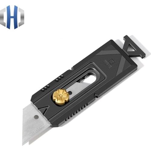 Titanium Alloy Knife Tungsten Steel Utility Knife Portable Outdoor EDC Personality Creative Knife