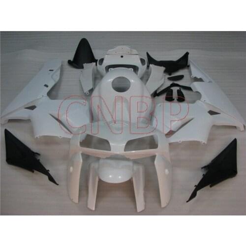 Bodywork CBR600 RR 2005 - 2006 White Black Fairing Kits CBR 600 RR 06 Plastic Fairings CBR 600 RR 2005 no paint