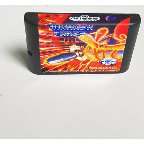 Thunder Force 3 - 16 Bit MD Game Card for Sega Megadrive Genesis Video Game Console Cartridge