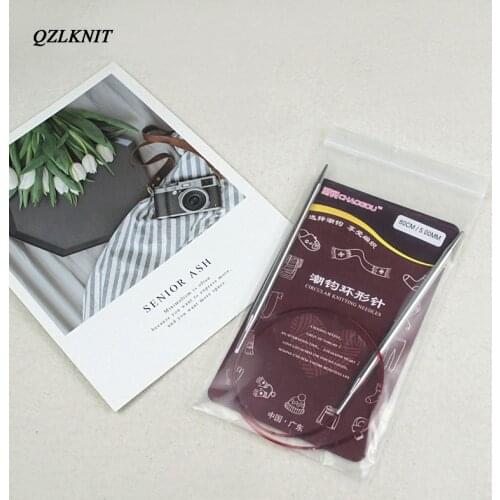 QZLKNIT Nylon thread Circular Knitting Needles Crochet Weaving Pins Needlework Tools Wool Cotton Yarn DIY Knit Accessories