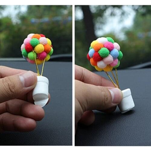 Interior Car Dashboard Decorations Widget Cute Creative Balloons Ornament for Girls Women Home Decor Gifts