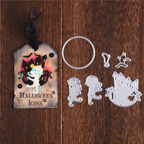 YaMinSanNiO Halloween Metal Cutting Dies for Card Making Scrapbooking Embossing Cuts Stencil Craft New 2020 for Dies Template