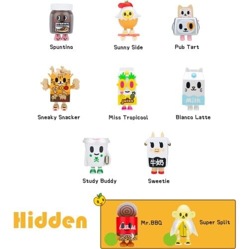 1/2pcs Genuine Brand New Breakfast S2 Blind Bag Figure with BBQ Banana Hidden Mystery Rare Figurine Model Toy Gift for Kid Child