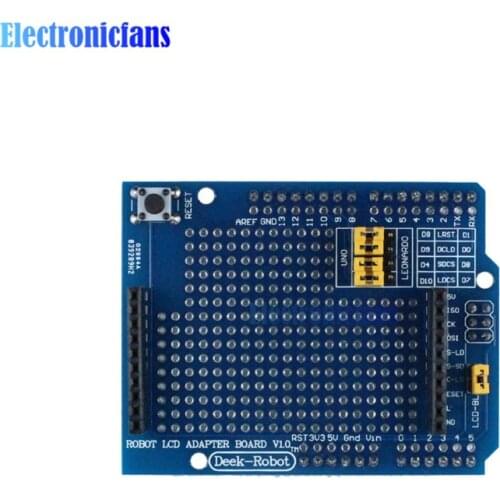 1.8'' 1.8 inch TFT LCD Shiled Adapter Expansion Board For Arduino UNO R3 For TFT Display Module