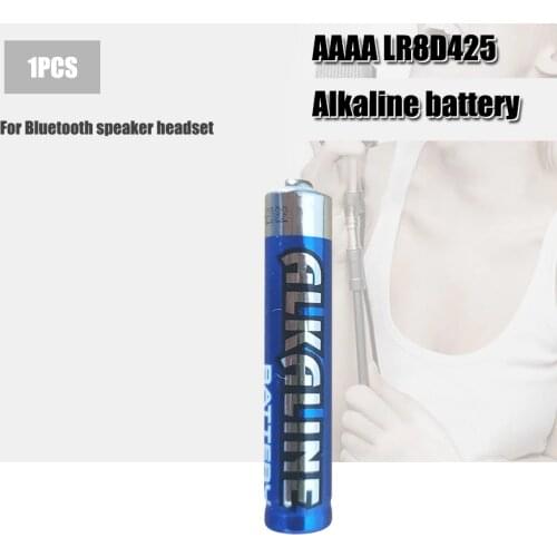 1PCS 1.5V LR61 AAAA Battery primary alkaline batteries equal to MN2500 E96 LR8D425 for laser pen Bluetooth speaker