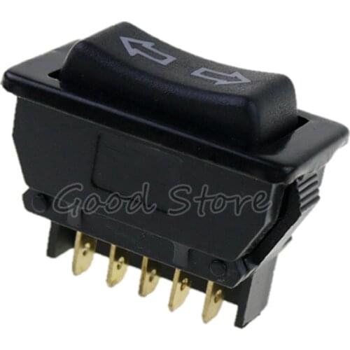 1pcs 5 Pins Black Universal Plastic Direct Current 12V 20A Auto Car Power Window Switch Up and down arrow lifting switch