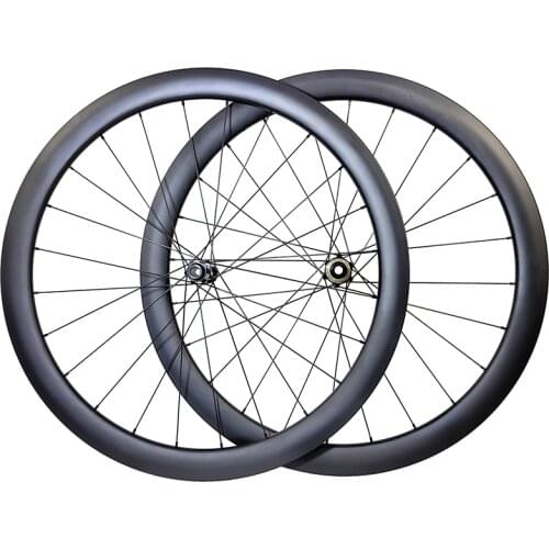 1340g 700c 45mmx28mm Clincher Tubeless road disc carbon wheelset U-shape UD 3K 12K matte glossy Boost hub 12x110 12x148 XDR 12V