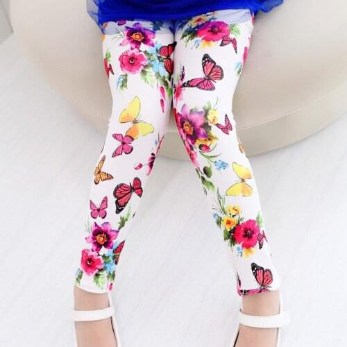 2017 Hot & New Spring Autumn Children Leggings big virgin Korean girls pants Childrens Clothing