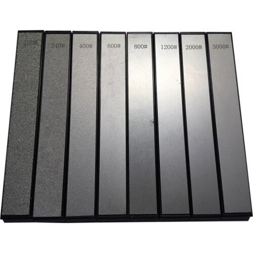 8Pcs Diamond Stone Bar Knife Sharpener Fixed Angle Sharpening Diamond Whetstone Kitchen Frinding Blade Sharpening