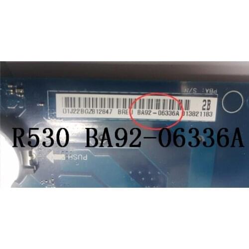 Free Shipping R530 For Samsung Laptop motherboard part number BA92-06336A BA92-06336B 100% fully Tested