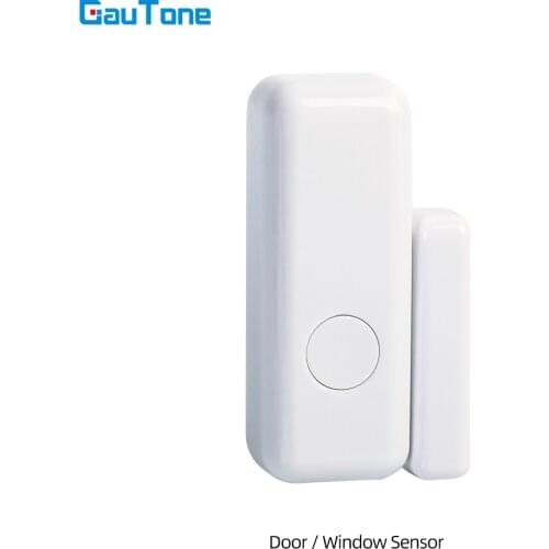 GauTone 433MHz Door Sensor Wireless Home for Alarm System App Notification Alerts Window Sensor Detector