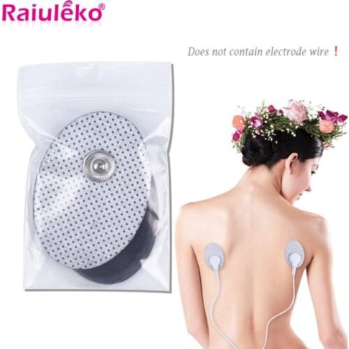 100Pcs Electrode Pads Tens Acupuncture Therapy Machine Body Massager Patch For Electric Therapeutic Muscle Stimulator 3.5mm Plug