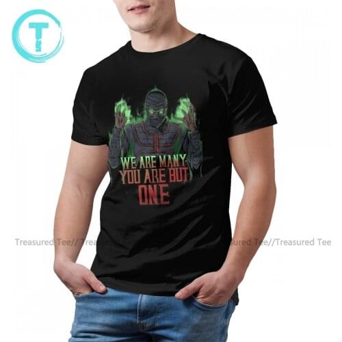 Mortal Kombat Tee Shirt Casual Short Sleeves 100 Percent Cotton T Shirt Basic Print T-Shirt Plus size Man