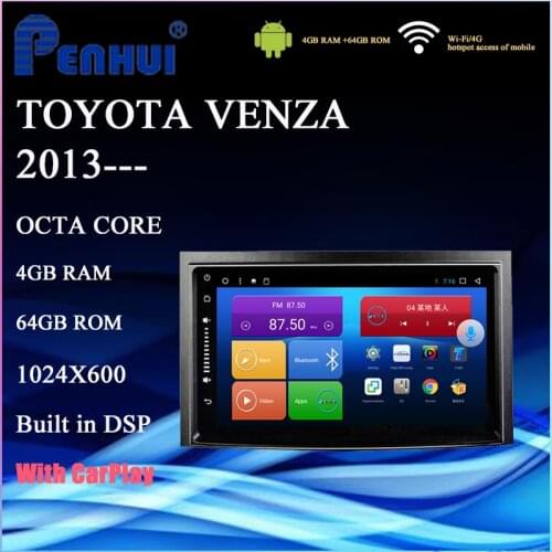 Hi-Fi Car DVD for Toyota Venza (2013---) Car Radio Multimedia Video Player Navigation GPS 2din