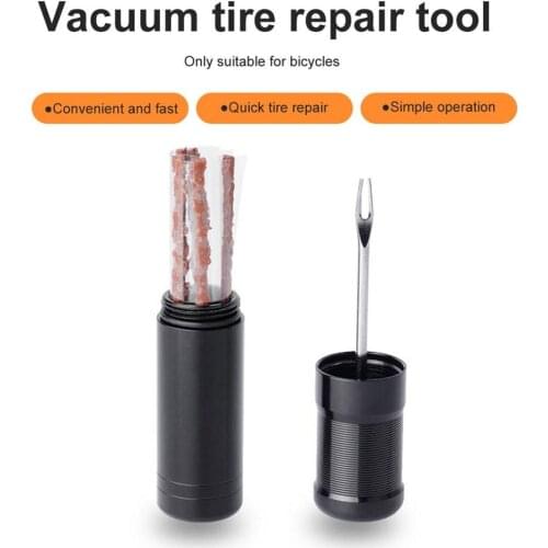 Bicycle Tubeless Tire Repair Tool Tyre Drill Puncture for Urgent Free Service Repair 5 pcs Rubber Stripes Bicycle Accessories