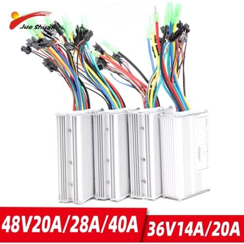 36V14A 20A 48V 20A 28A 40A Electric Bike Controller ebike Controller for 250W 350W 500W 1000W 1500W Controller DC e Bike Motor