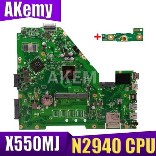 X550MJ motherboard For ASUS X550MJ N2940 CPU Laptop motherboard X550M X550MD X552M Notebook mainboard fully tested OK