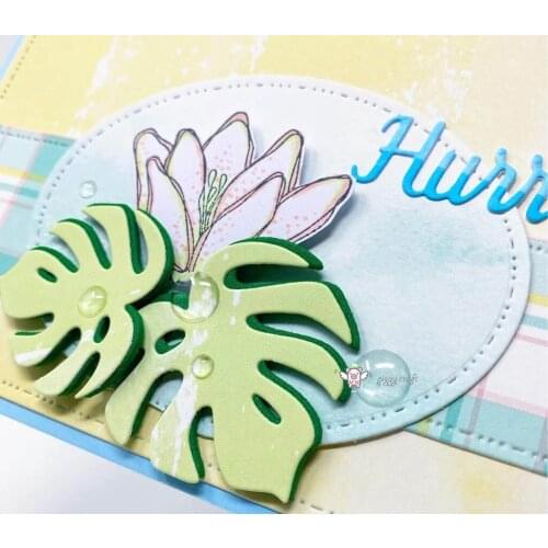 New Palm leaf decoration metal Cutting Dies Stencils DIY Scrapbooking Paper/photo Cards Embossing Dies