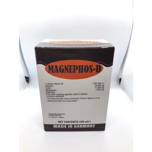 MAGNEPHOS D solution Multivitamin complex Vitamin Vitamin D D3 calcium supplement 100ml all animals healthy made in germany