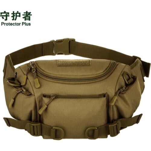 Top Quality Men Fanny Waist Pack Military Equipment Belt Hip Bum Male Travel Waist Bag Waterproof Nylon Waist Pouch Army Packs N