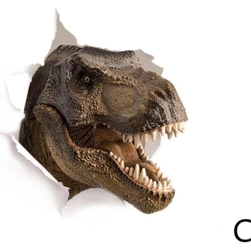 Animal Wall Stickers Stylish 3D Crocodile Dinosaur Graphic Vinyl Decals for Bedroom Fridge Toilet Car Home Wall Decoration