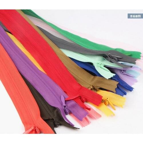 Invisible zipper 25cm Back cushion Skirt Hidden 3# Nylon Zipper for sewing/Garment accessories DIY Handmade Craft