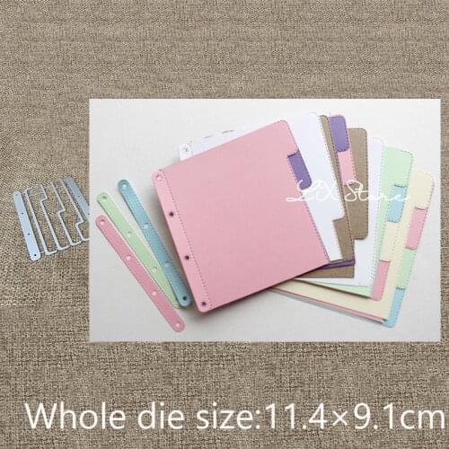 New Design Craft Metal die cuts Cutting Die 5pcs book edge decoration scrapbooking Album Paper Card Craft Embossing die cuts