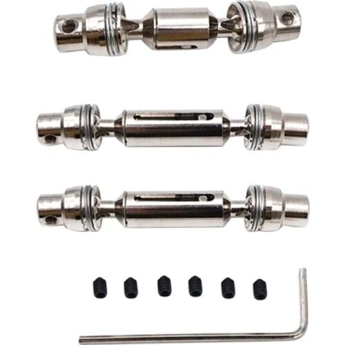 New Metal Transmission Drive Shaft 6x6 for WPL B14 B24 B16 B36 Q60 RC Car Spare Parts