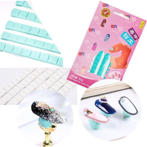 Pinkgirl Nail Art Tool Universal Clay Nail Piece Display Color Card Clay Nail Base Clay Plasticine Reuse