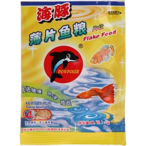 Aquarium Fish Food Flakes Shrimp Algae Powder Nutrition For Tropical Fish Ornamental Forage Colorful Products for aquarium