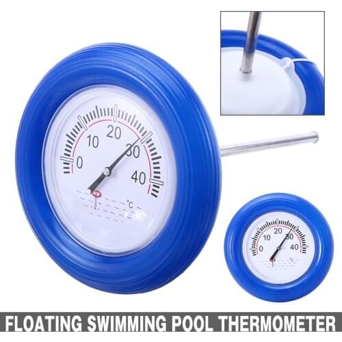 Swimming Pool Pond SPA Floating Thermometer Water Temperature Gauge Dial Meter Water Temperature Gauge Dial Meter Device