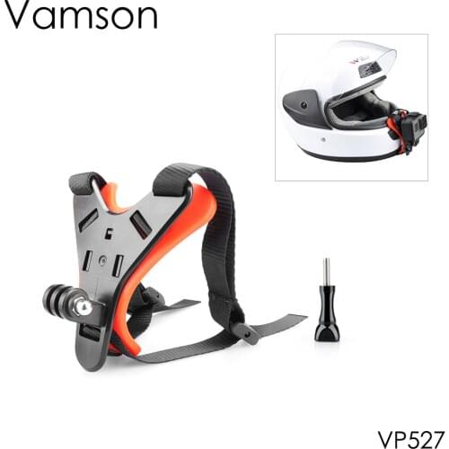 Vamson Full Face Helmet for DJI OSMO Action Accessories Chin Mount Holder for Gopro Hero 7 6 5 for Yi 4K Motorcycle Helmet VP527