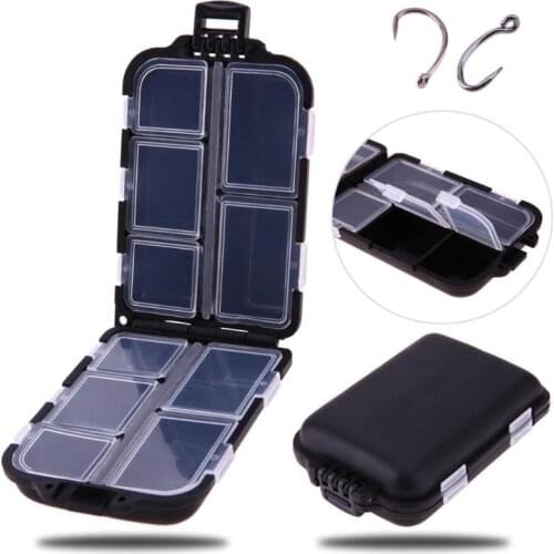 Portable Fishing Tackle Box Waterproof Plastic Fishing Lure Hook Rig Bait Storage Case Organizer Container Fish Lures Pesca 2019