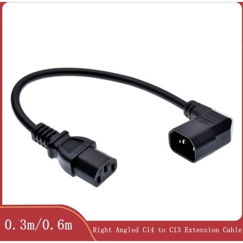 3M 3*0.75mm Square C14-C5 IEC320 C14 Male Plug To C5 Female Power Extension Cable Cord Power Adapter Wire 10A/250V