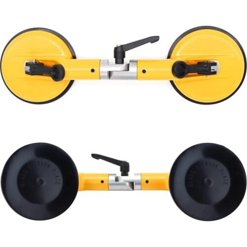 90°-270 ° Adjustable Glass Suction Cups Lifter Heavy Duty Aluminum Vacuum Suction Cup for Glass Panels/Tile /Window/Shower Wall