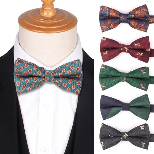 Floral Bowties for Men Women Cartoon Bow tie Tuxedo Adjustable Girls Bow ties For Wedding Bow ties Accessories Butterfly Cravat