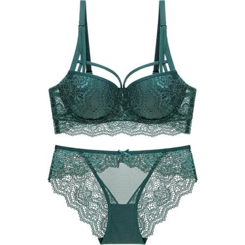 Sexy Gather Lace Womens Underwear Bra Set Girls Bra Underwear Women Set Lingere Set Panties Set Sexy Lace Lingere Set