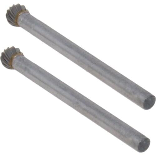 Utoolmart 3/4/5/6 Model Rotary File Tungsten Steel Alloy D Grinding Head Milling Head Woodworking Wood Carving Single-cut 1~2pcs