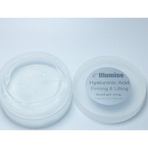 Ultrasonic Cleanser Massager+100g Hyaluronic Acid Face Gel Skin Firming Treatment Home Use