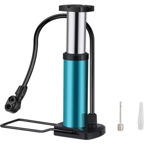 Bicycle Pump Mini Portable Aluminum Alloy MTB Road Bike Basketball Air Pump Mountain Cycling Tire Inflator Fast Inflation
