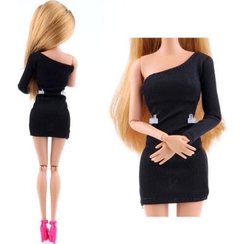 Doll Accessories Toys Various Black Dress For Doll Accessories Dress Daily Clothes Up Party Toy Wear Wedding Gifts Birthday M6D8