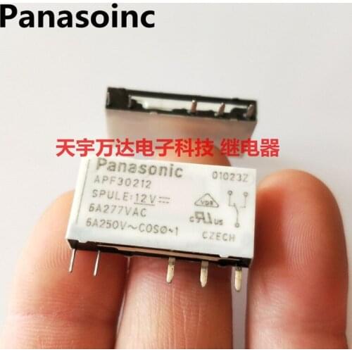 APF30212 12V Relay 6A 5PIN 12VDC