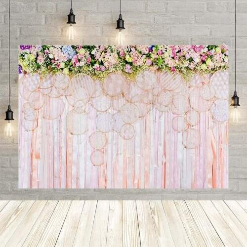 Avezano Photo Backdrop Flower Theme Wedding Decoration Bridal Shower Romantic Anniversary Party Photocall Photography Background