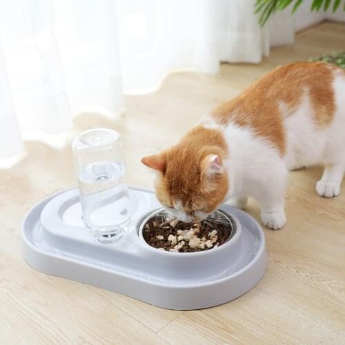 HOOPET Cat Bowl Dog Water Feeder Kitten Drinking Fountain Food Dish Pet Goods
